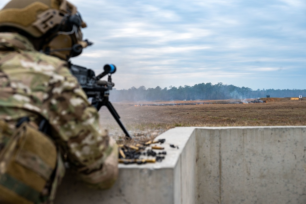 304th Rescue Squadron pararescuemen combat arms training