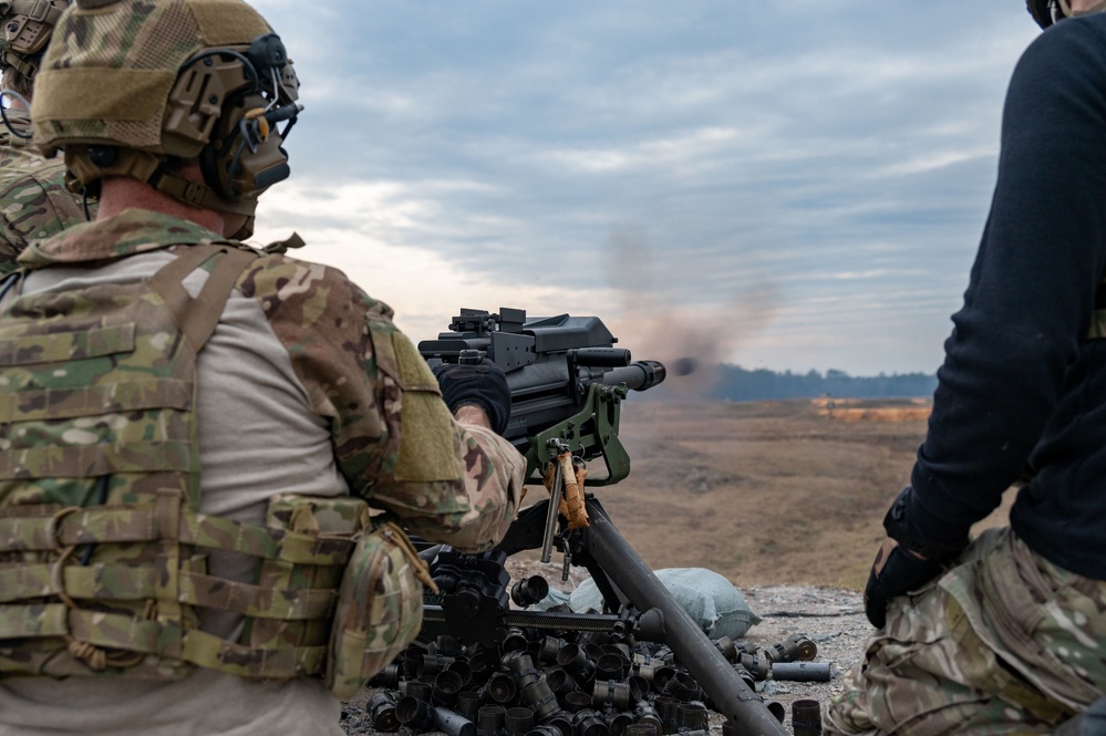 304th Rescue Squadron pararescuemen combat arms training