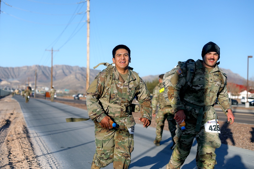 Bliss RSO, FMWR challenge Soldiers vying for foreign military ruck badge