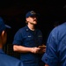 USCGC Spencer's crew gathers for a Cutterman ceremony