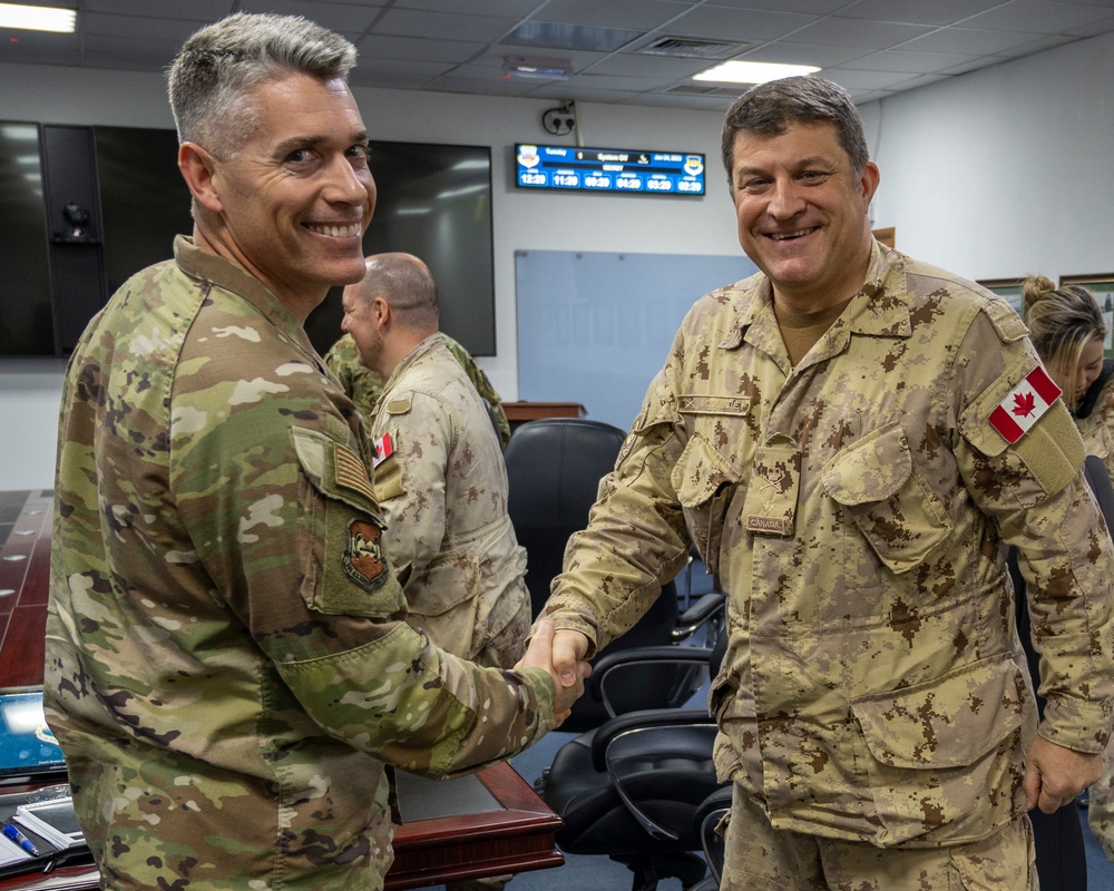 General McKenzie Visits Ali Al Salem