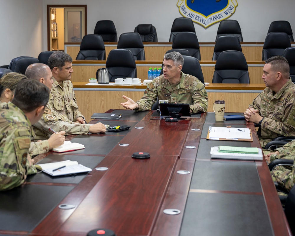 General McKenzie Visits Ali Al Salem