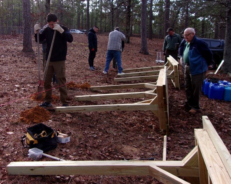 Honoring Dr. King’s legacy of community service Boy Scout Troop 771 contributes new tables to Long Street Presbyterian Church