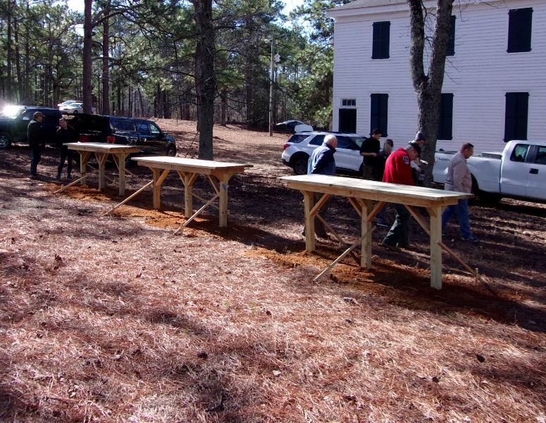 Honoring Dr. King’s legacy of community service Boy Scout Troop 771 contributes new tables to Long Street Presbyterian Church