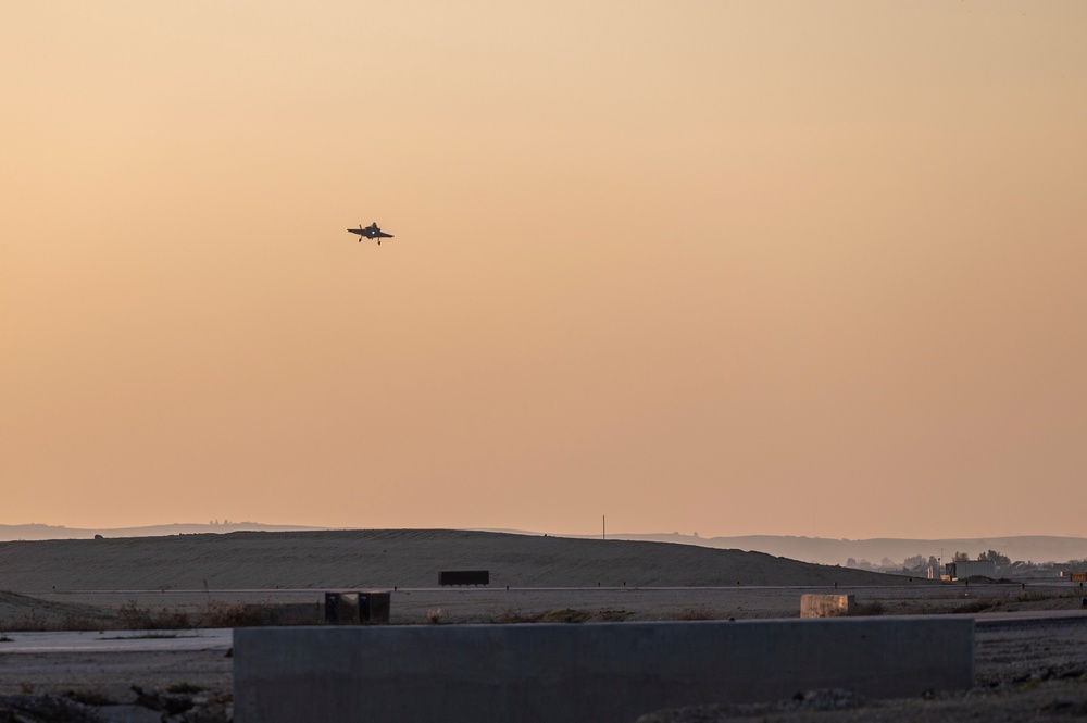 U.S. Air Force KC-46s, F-35s arrive on Nevatim Air Base for Juniper Oak