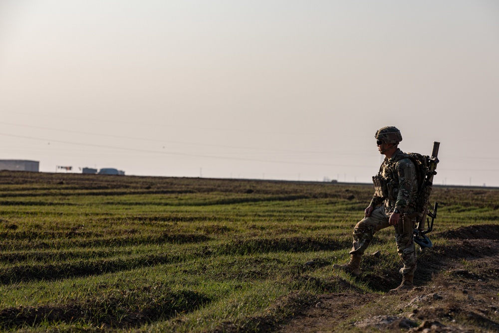 Task Force Viking conducts a joint patrol with Syrian Democratic Forces