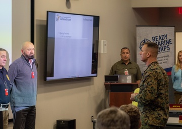 Five Cherry Point employees are recognized for their contributions to the command Voluntary Protection Program