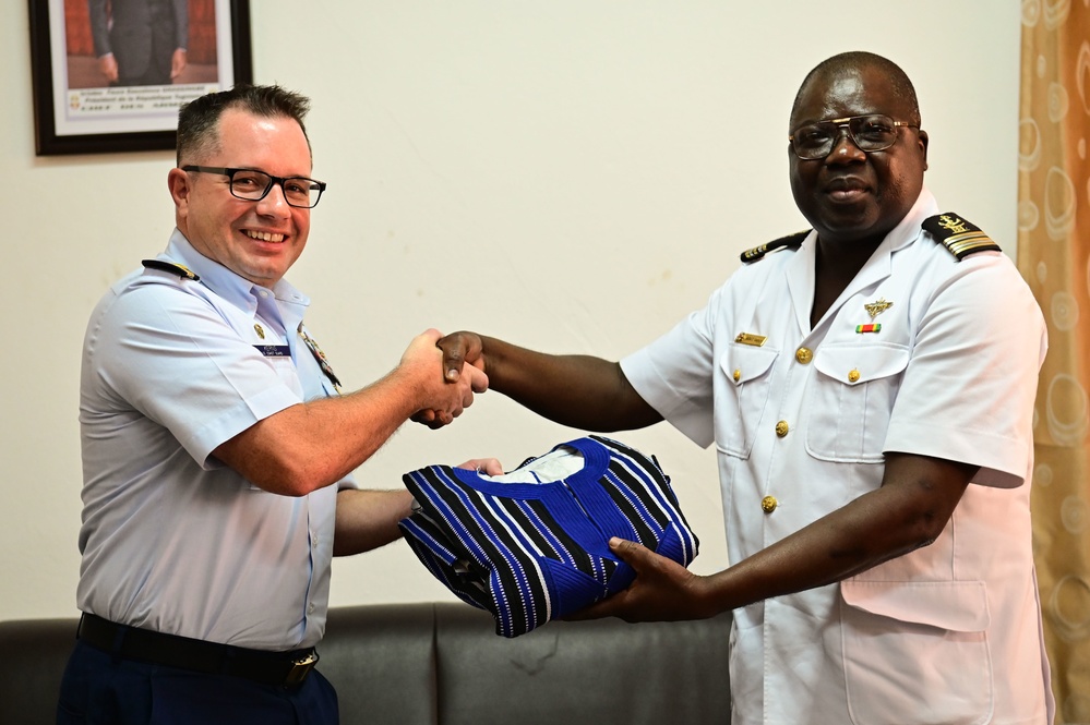 USCGC Spencer (WMEC 905) arrives in Lomé, Togo