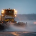 Base snow-removal team clears flightline