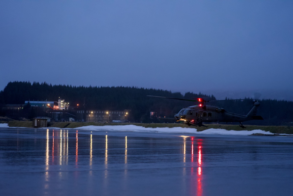 Always Ready, That Others May Live: Alaska Air National Guard trains with Coast Guard at Air Station Kodiak