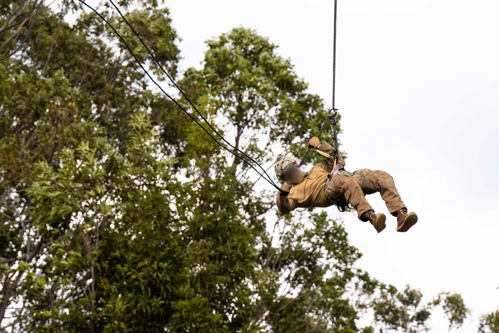 VMM-268 Conducts Fast-Rope Training with MARSOC