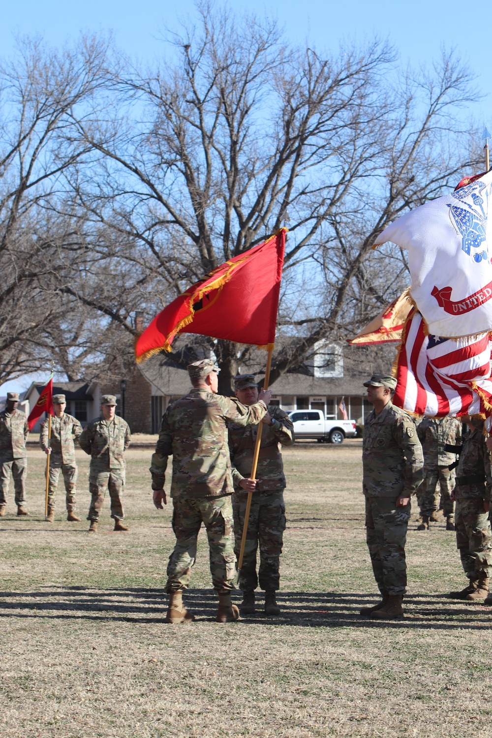 Pass the guidon