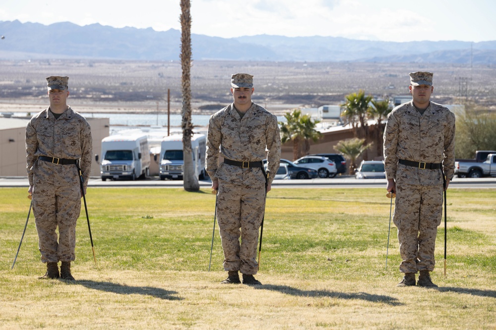 Marines uphold legacy of sword manual during a corporal’s course hosted at the Combat Center