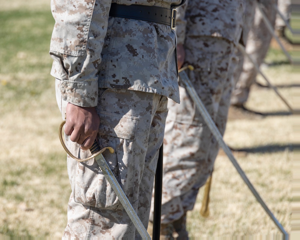 Marines uphold legacy of sword manual during a corporal’s course hosted at the Combat Center