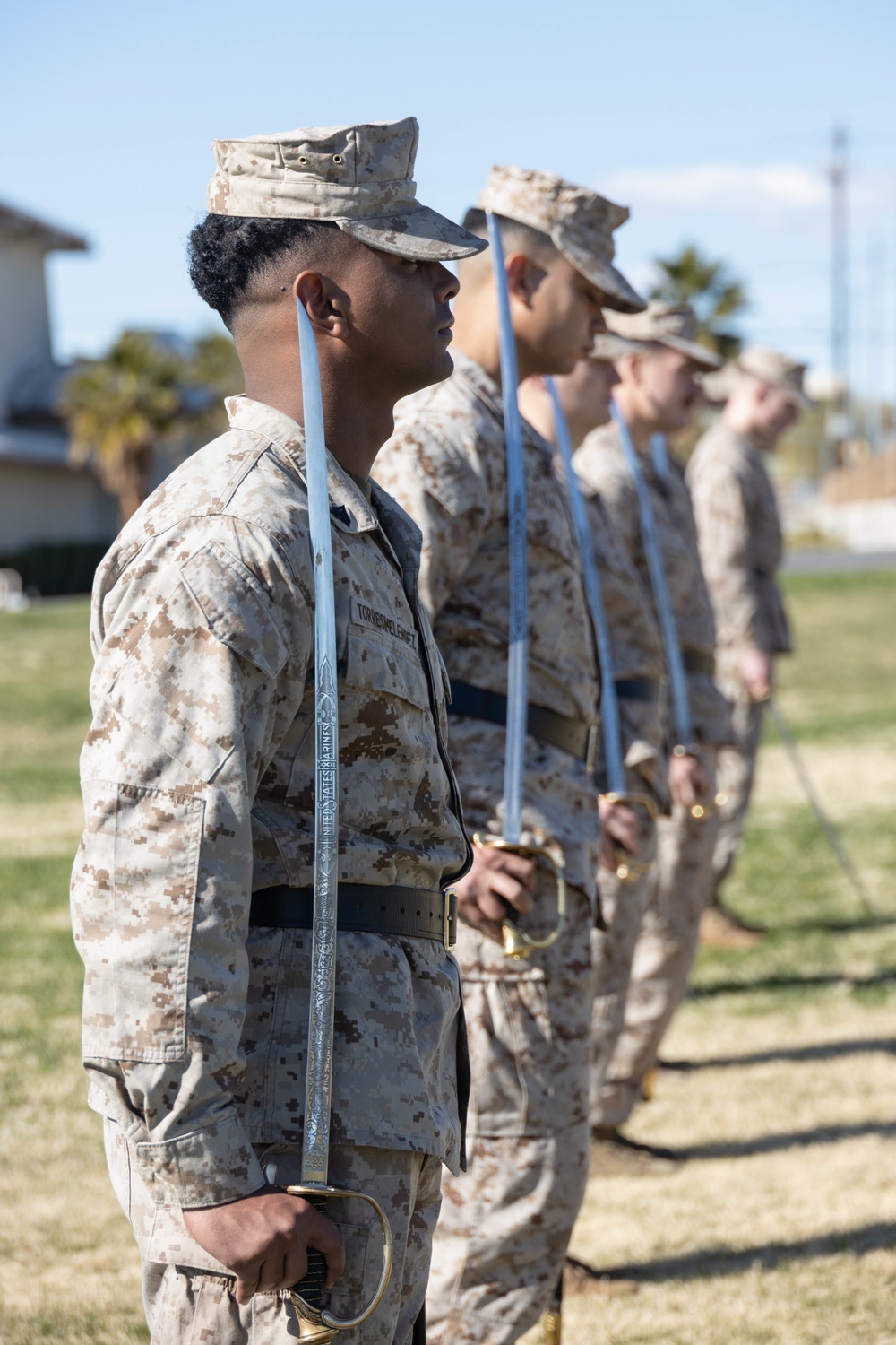 Marines uphold legacy of sword manual during a corporal’s course hosted at the Combat Center