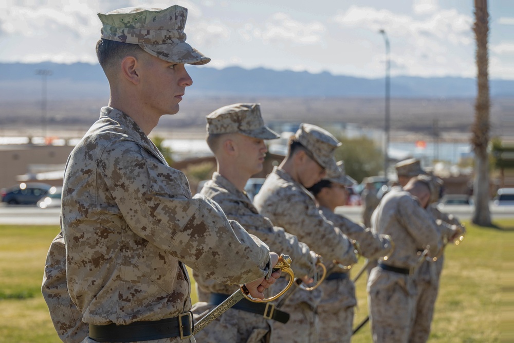 Marines uphold legacy of sword manual during a corporal’s course hosted at the Combat Center