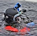 Fort McCoy Fire Department dive team conducts ice rescue training at frozen lake at Fort McCoy