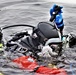 Fort McCoy Fire Department dive team conducts ice rescue training at frozen lake at Fort McCoy