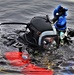 Fort McCoy Fire Department dive team conducts ice rescue training at frozen lake at Fort McCoy