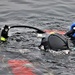 Fort McCoy Fire Department dive team conducts ice rescue training at frozen lake at Fort McCoy