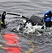 Fort McCoy Fire Department dive team conducts ice rescue training at frozen lake at Fort McCoy