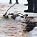 Fort McCoy Fire Department dive team conducts ice rescue training at frozen lake at Fort McCoy