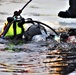 Fort McCoy Fire Department dive team conducts ice rescue training at frozen lake at Fort McCoy