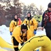 Fort McCoy Fire Department dive team conducts ice rescue training at frozen lake at Fort McCoy