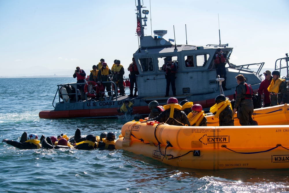 USN, USCG, USAF Participate in Mass Casualty Drill