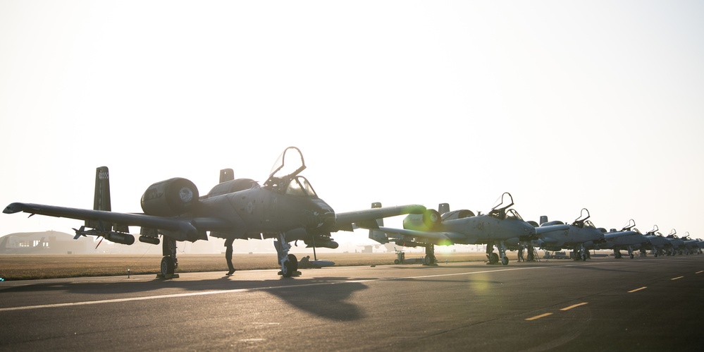 122nd Fighter Wing performs final exercise with A-10C’s before F-16 conversion