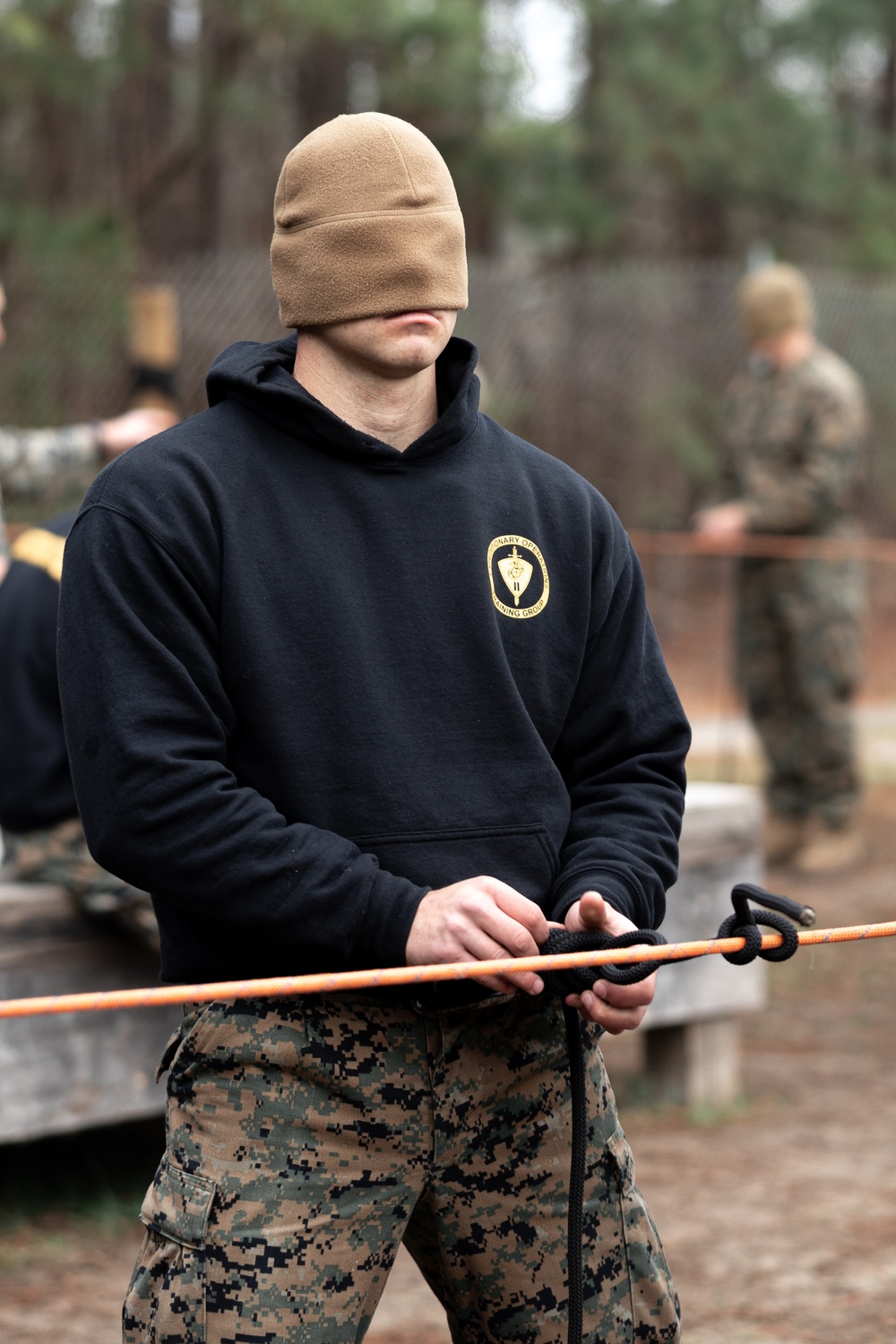 II MEF EOTG Instructors Evaluate Assault Climbers Course.