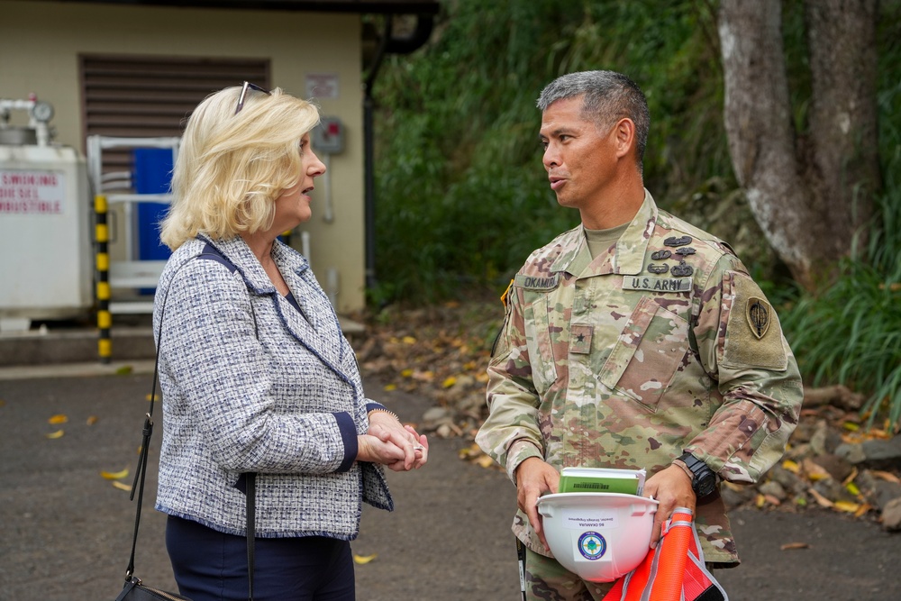 Secretary of the Army visits Red Hill Bulk Fuel Storage Facility