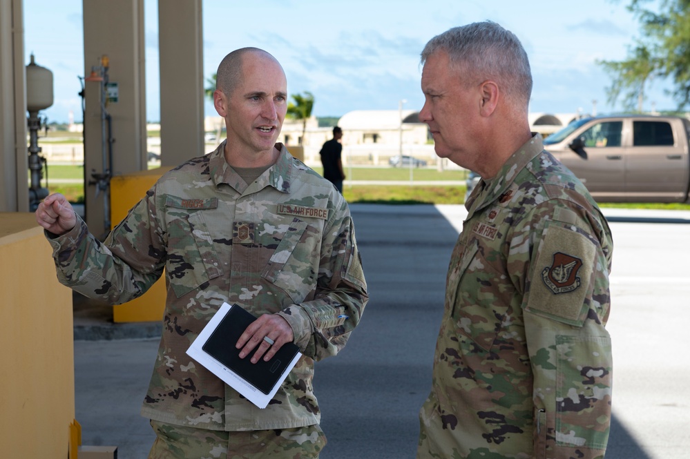 Lt. Gen. Jacobson visits Andersen AFB