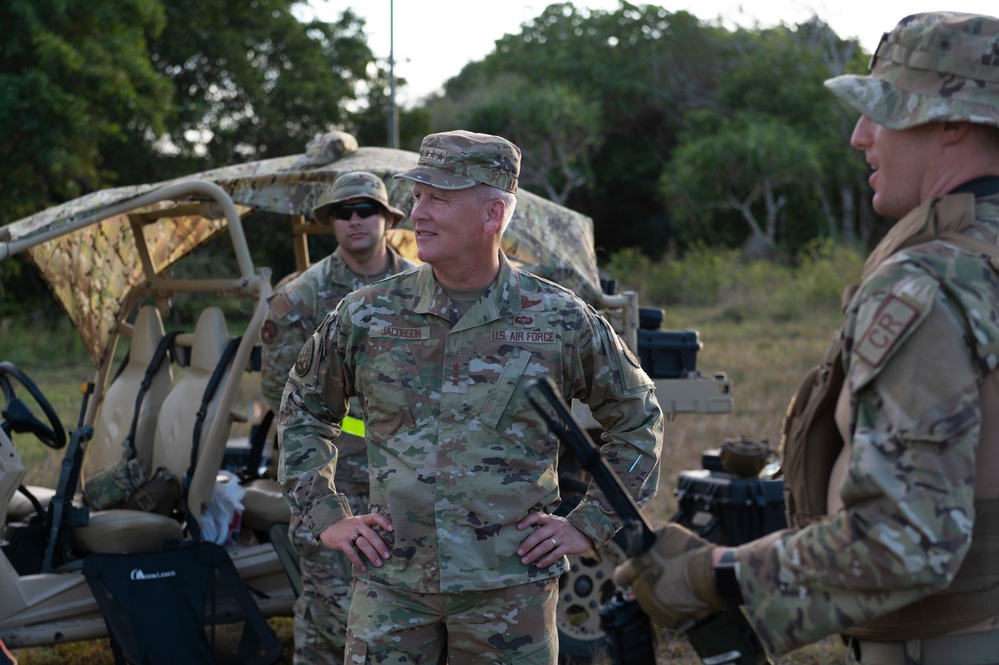 Lt. Gen. Jacobson visits Andersen AFB