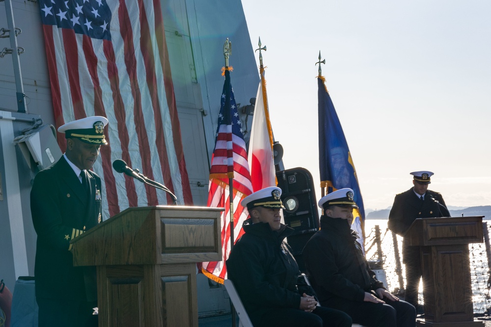 DVIDS - Images - USS Ralph Johnson (DDG 114) Conducts Change of Command ...