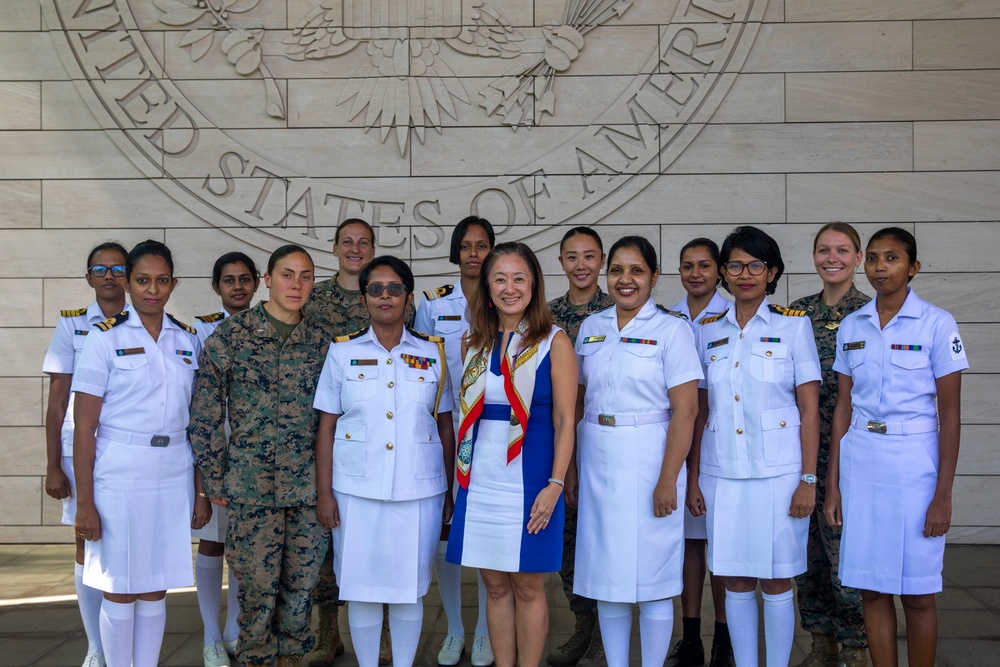 13th MEU Women, Peace, and Security team meet with U.S. Ambassador to Sri Lanka