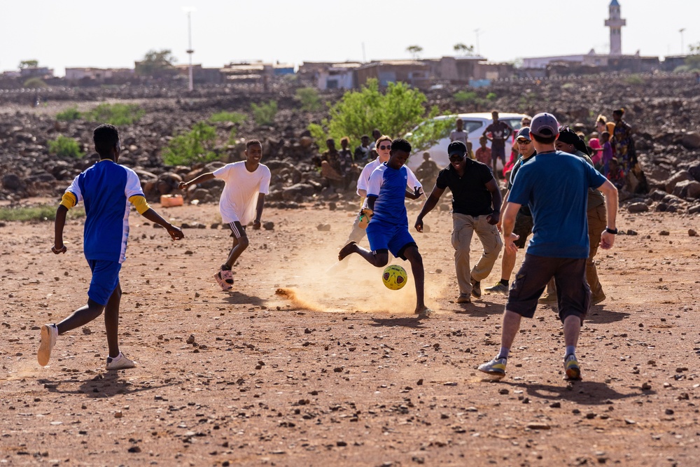East Africa team conducts civil engagement at local village
