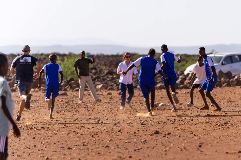 East Africa team conducts civil engagement at local village