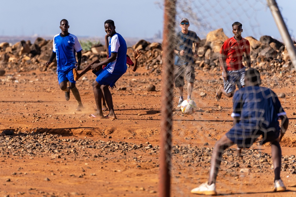 East Africa team conducts civil engagement at local village