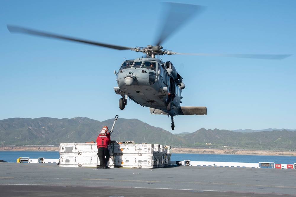 USS Tripoli Conducts Flight Ops with HSC-23 and 16th Combat Aviation Brigade