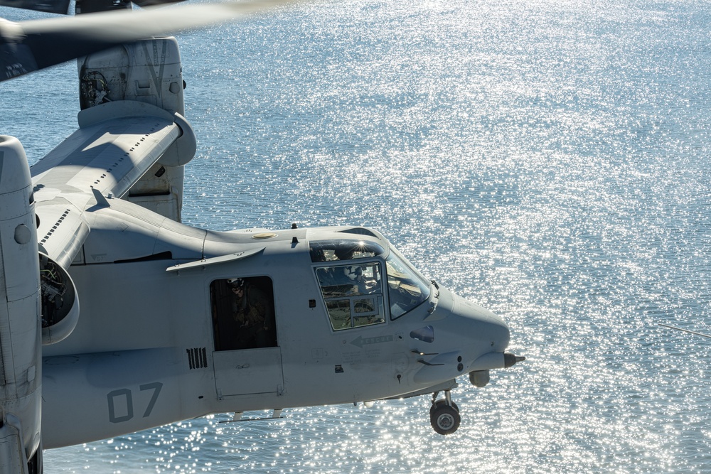 26th MEU Conducts Flight Operations Aboard USS Bataan