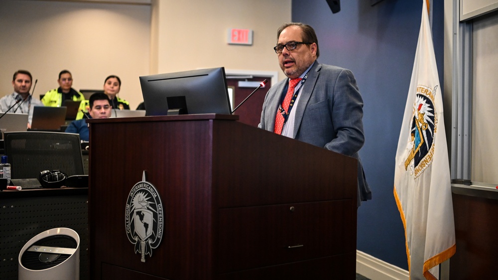 AD Mr. Eric Talbot U.S. Interdiction Coordinator, Office of National Drug Control Policy speaks to Class 62