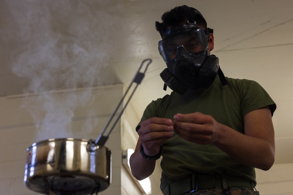 U.S. Marines Complete Chemical Biological Radiological and Nuclear Training