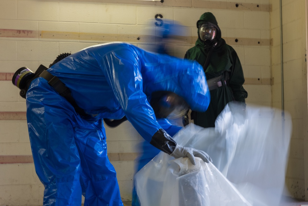 U.S. Marines Complete Chemical Biological Radiological and Nuclear Training