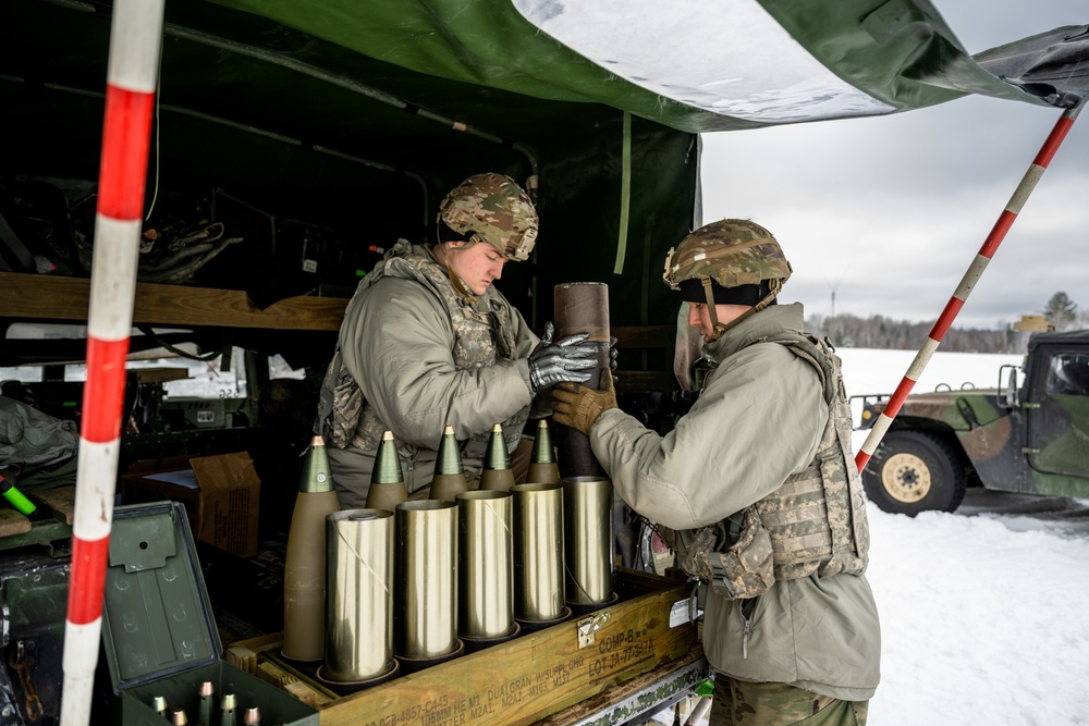 120th Field Artillery Regiment demonstrates capabilities at Northern Strike 23-1