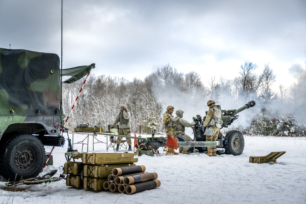 120th Field Artillery Regiment demonstrates capabilities at Northern Strike 23-1