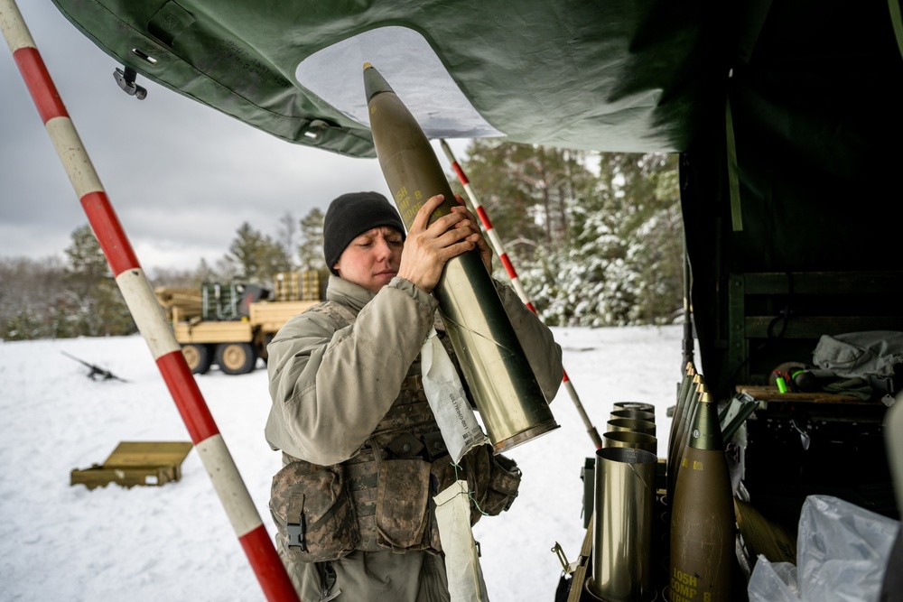 120th Field Artillery Regiment demonstrates capabilities at Northern Strike 23-1