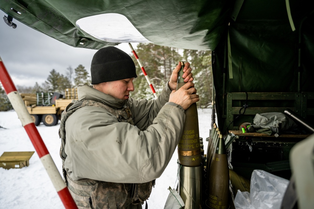 120th Field Artillery Regiment demonstrates capabilities at Northern Strike 23-1