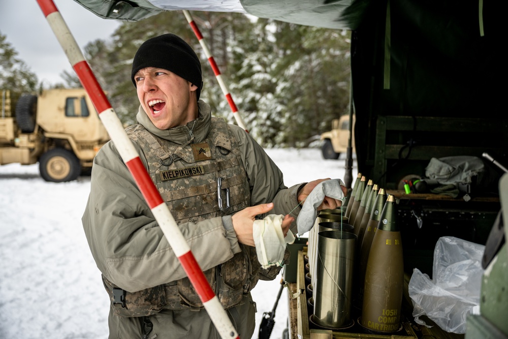 120th Field Artillery Regiment demonstrates capabilities at Northern Strike 23-1