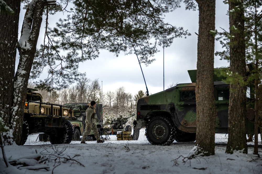 120th Field Artillery Regiment demonstrates capabilities at Northern Strike 23-1